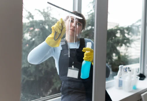 Nettoyage de vitres intérieures et extérieures à Givry